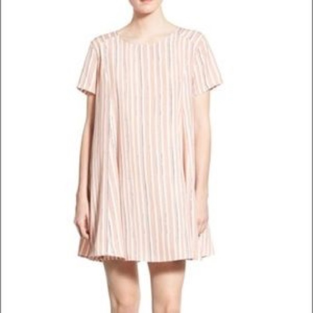 Lush Shift Striped Dress